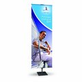 Pen2Paper Classic Banner Stands 24 in. Classic Banner Stand- Silver PE3875584